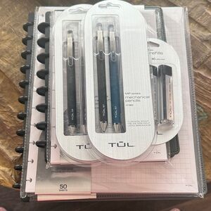 TUL Mechanical Pencil Set in Black and Silver